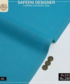 kamalia-khaddar-summer-collection-03 When the temperature rises to 45°C or even 50°C, comfort becomes the top priority. Kamali Khaddar is designed specifically to provide maximum airflow and natural ventilation, allowing the skin to breathe while maintaining a stylish and graceful appearance. Unlike many synthetic fabrics that trap heat and cause discomfort, this premium Kamalia Khaddar by Khalid Khaddar House keeps you feeling fresh throughout the day.