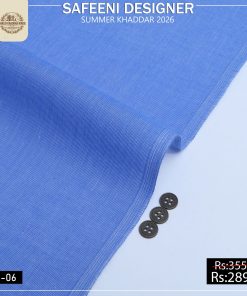 When the temperature rises to 45°C or even 50°C, comfort becomes the top priority. Kamali Khaddar is designed specifically to provide maximum airflow and natural ventilation, allowing the skin to breathe while maintaining a stylish and graceful appearance. Unlike many synthetic fabrics that trap heat and cause discomfort, this premium summer khaddar keeps you feeling fresh throughout the day.